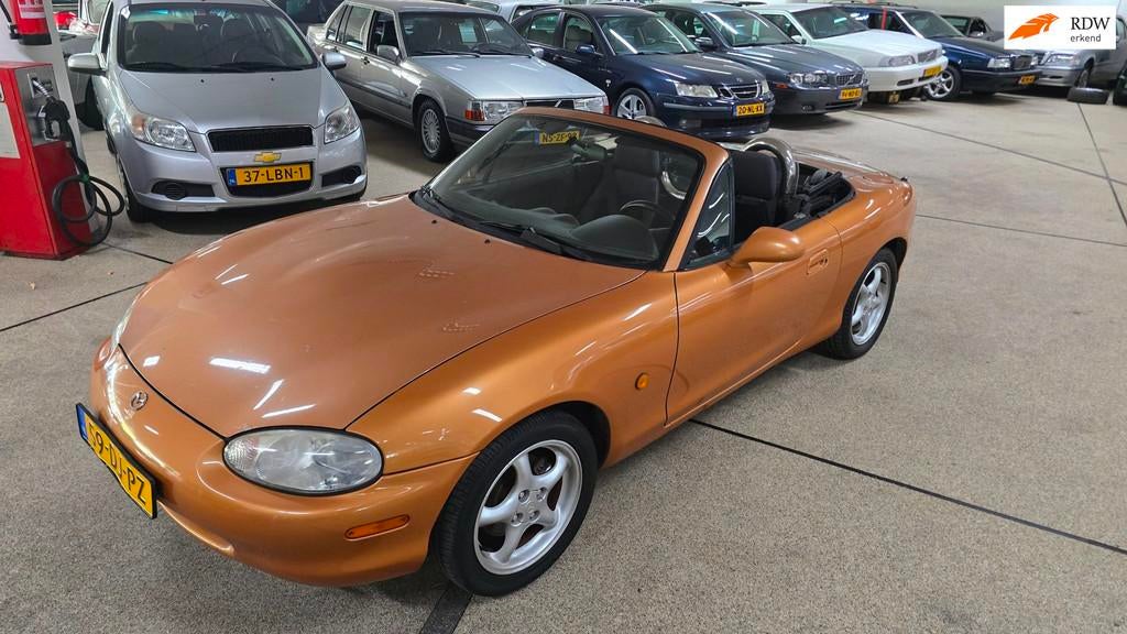Mazda MX-5 1.6i Nieuwe Apk! Rijdt heel goed!, Auto's, Mazda, Bedrijf, Te koop, MX-5, Airbags, Centrale vergrendeling, Elektrische buitenspiegels