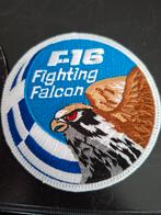 F-16 Fighting Falcon Swirl Patch - Griekenland, Ophalen of Verzenden, Zo goed als nieuw, Patch, Badge of Embleem