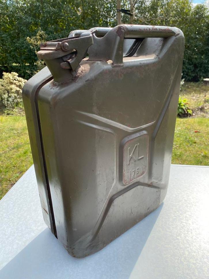 Leger jerrycan 20 liter, Verzamelen, Militaria | Algemeen, Landmacht, Overige typen, Nederland, Ophalen of Verzenden