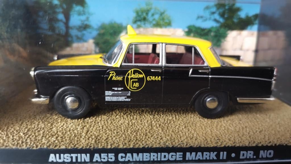 Austin A55 Cambridge Taxi 007 dr. no 1:43 James Bond Pol, Overige merken, Auto, Verzenden, Nieuw