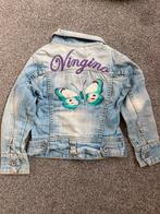 Jeans jas maat 116 Vingino, Ophalen of Verzenden, Zo goed als nieuw, Maat 34 (XS) of kleiner, Blauw