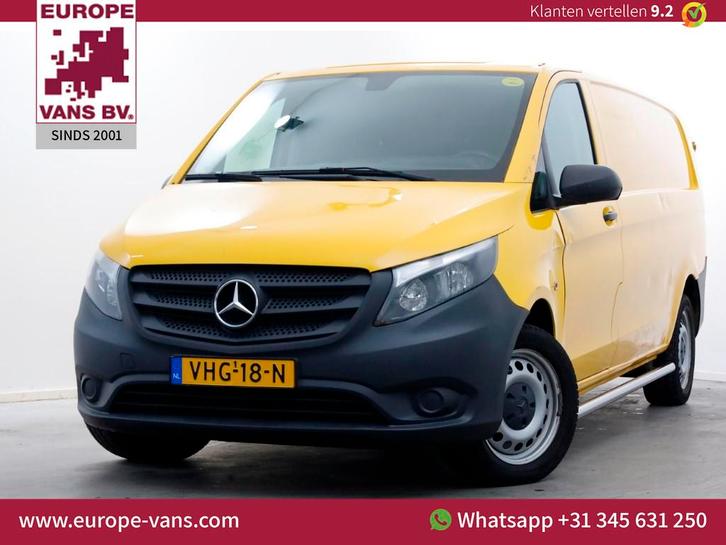 Mercedes-Benz eVito XL Extra Lang 41 kWh Airco/Camera SOH 91, Auto's, Bestelauto's, Bedrijf, Te koop, Achteruitrijcamera, Airbags