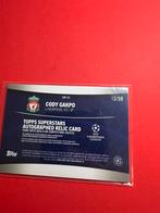 Cody Gakpo Topps Superstars Autographed Relic Card 13/50, Ophalen, Zo goed als nieuw, Buitenlandse clubs, Spelerskaart