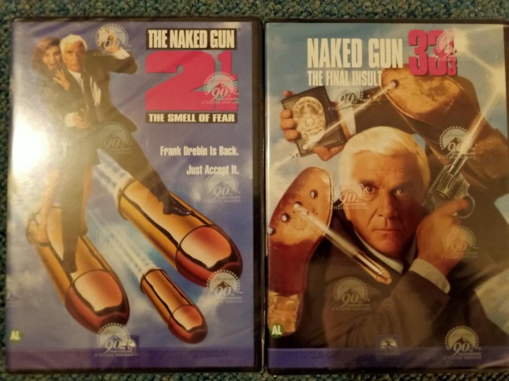 The Naked Gun films Leslie Nielsen, diverse films vanaf..., Alle leeftijden, Ophalen of Verzenden, Zo goed als nieuw, Actiekomedie