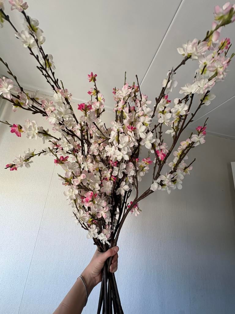 Cherry blossem kunst takken, Huis en Inrichting, Ophalen of Verzenden, Zo goed als nieuw