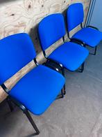 Stoelen (3 stuks), Ophalen, Stof, Drie, Blauw