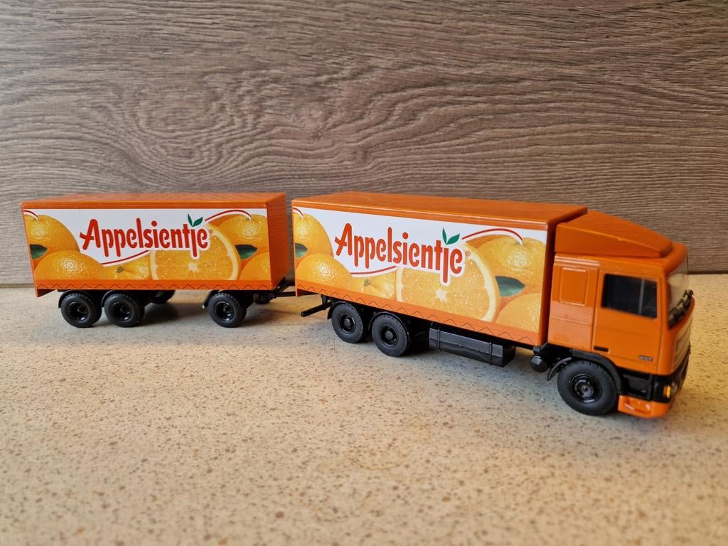 DAF Lion Toys Appelsientje, Ophalen of Verzenden, Zo goed als nieuw, Bus of Vrachtwagen, Lion Toys