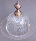 Omstreeks1900 Kristal Glazen Kaasstolp Boterstolp Kaas Stolp, Ophalen of Verzenden