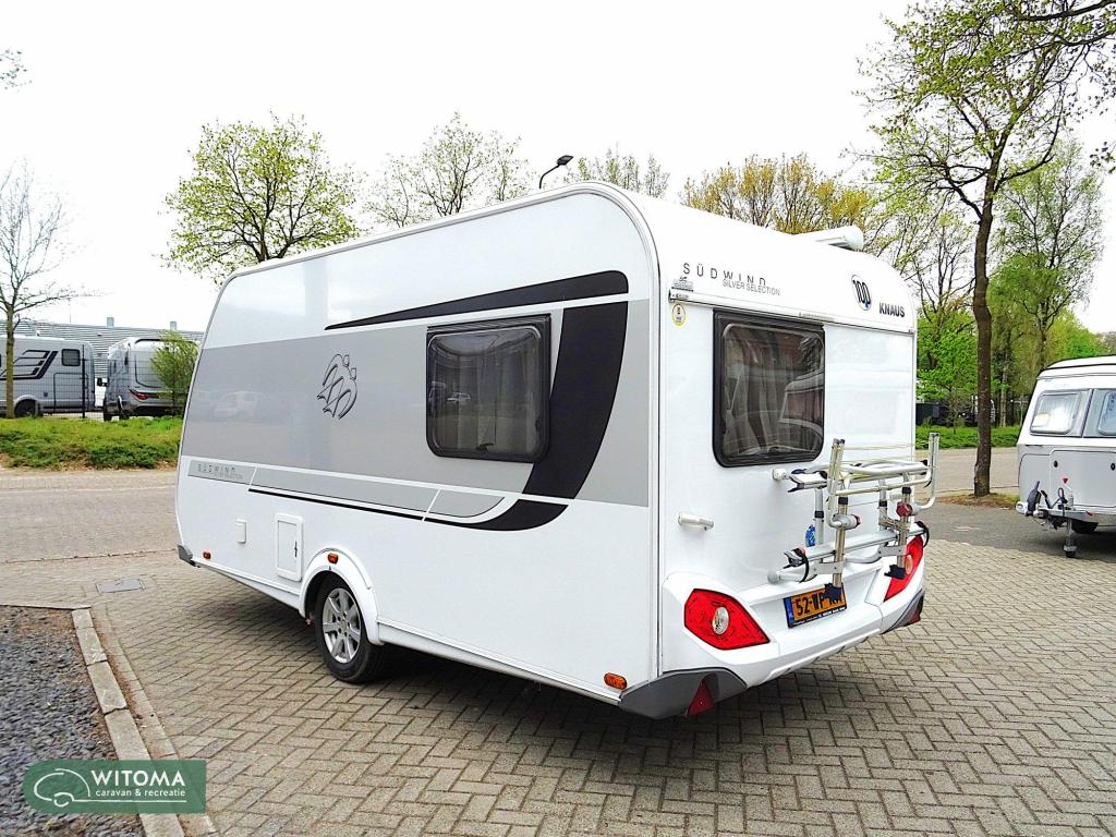 Knaus Sudwind Silver Selection 420 QD Mover, luifel, fietsen, Caravans en Kamperen, Caravans, Bedrijf, Treinzit, Tot en met 3