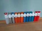 Dopper Waterflessen met Reclame - 12 stuks, Ophalen of Verzenden, Gebruikt