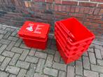 Rode Kunststof Bak / Kist l40/b30/h35 opbergbox met deksel, Minder dan 50 cm, Ophalen of Verzenden, Zo goed als nieuw, Minder dan 40 cm