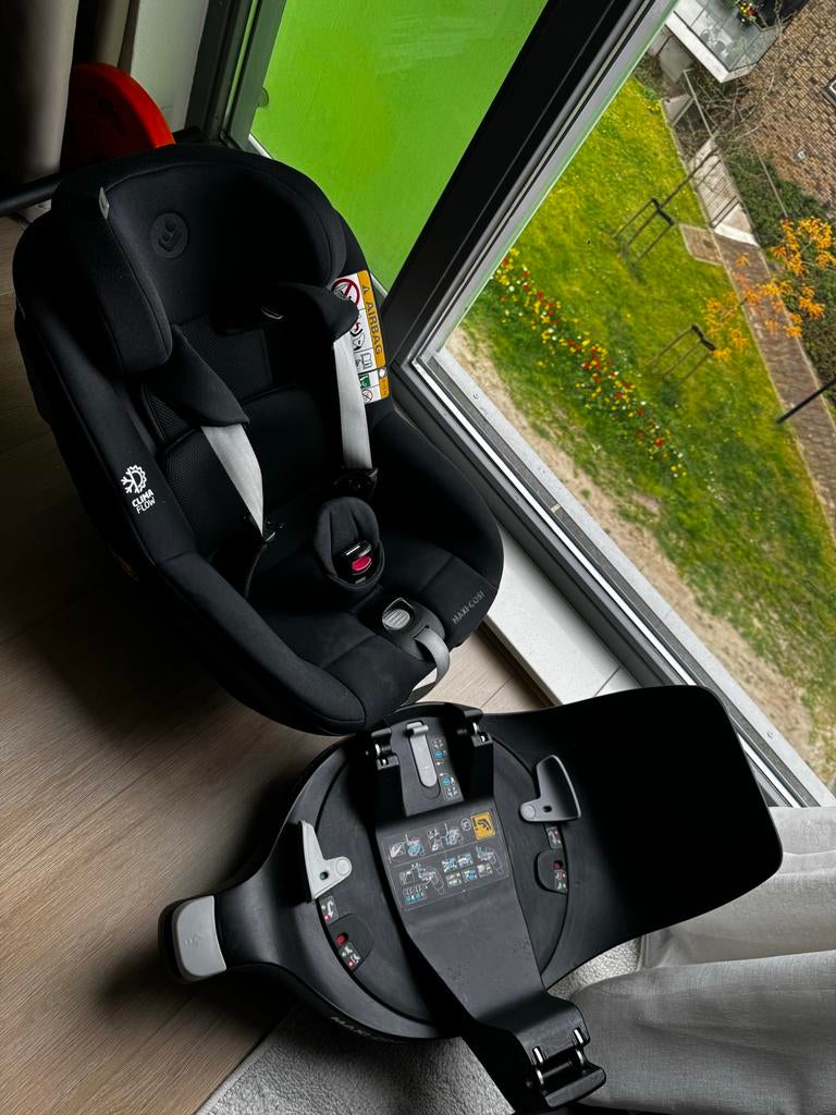 Maxi-Cosi Pearl 360 family fix met autobase, Ophalen, 0 t/m 18 kg, Zo goed als nieuw, Isofix