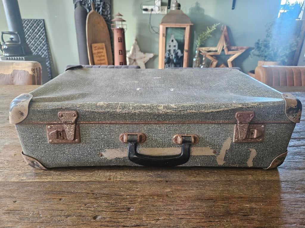 Hele oude antieke koffer, Ophalen of Verzenden