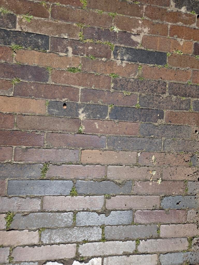 Gratis klinkers en tuintegels hardsteen 50x50x2.6cm, Ophalen, Gebruikt, Natuursteen, Klinkers