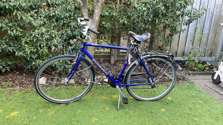 Blauwe Gudereit fiets (kapot), Fietsen en Brommers, Fietsen | Heren | Herenfietsen, Gebruikt, Overige merken, 53 tot 57 cm, Versnellingen