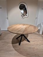 Eettafel rond - Mangohout, Ophalen, Rond, Vijf personen of meer, Metaal