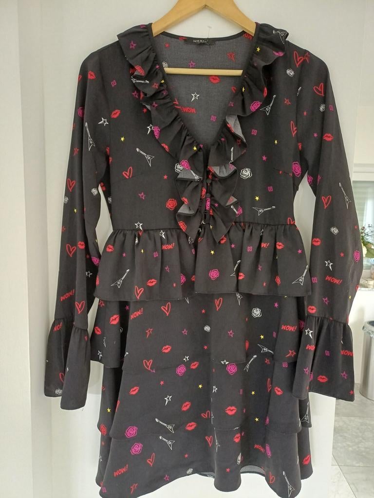Nikkie jurk maat 34 Nieuw, Zwart, Nieuw, Ophalen of Verzenden, Nikkie