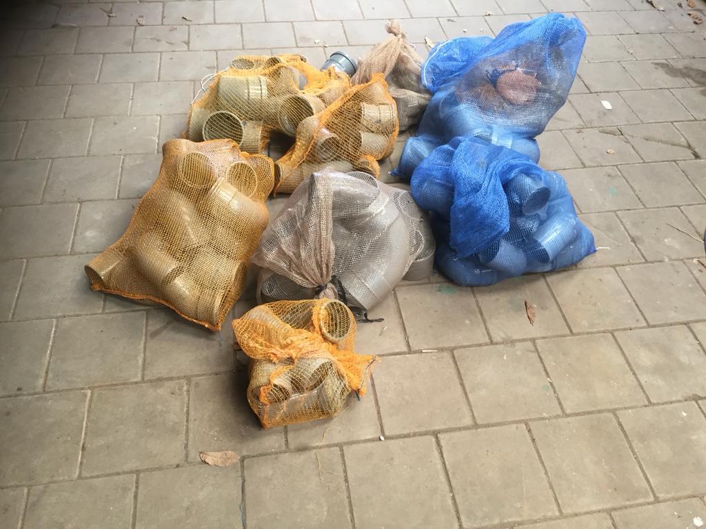 Grote hoeveelheid pvc hulpstukken, Gebruikt, Pvc, Overige typen, Ophalen of Verzenden