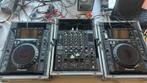 Pioneer DJ-set: 2x CDJ-2000 & DJM-800 in flightcases, Muziek en Instrumenten, Dj-sets en Draaitafels, Ophalen, Gebruikt, Dj-set