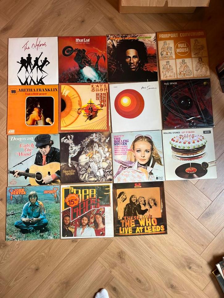 Oude LPs | >100 stuks | Afwisseld van staat, Cd's en Dvd's, Vinyl | Pop, Gebruikt, 1960 tot 1980, Overige formaten, Ophalen