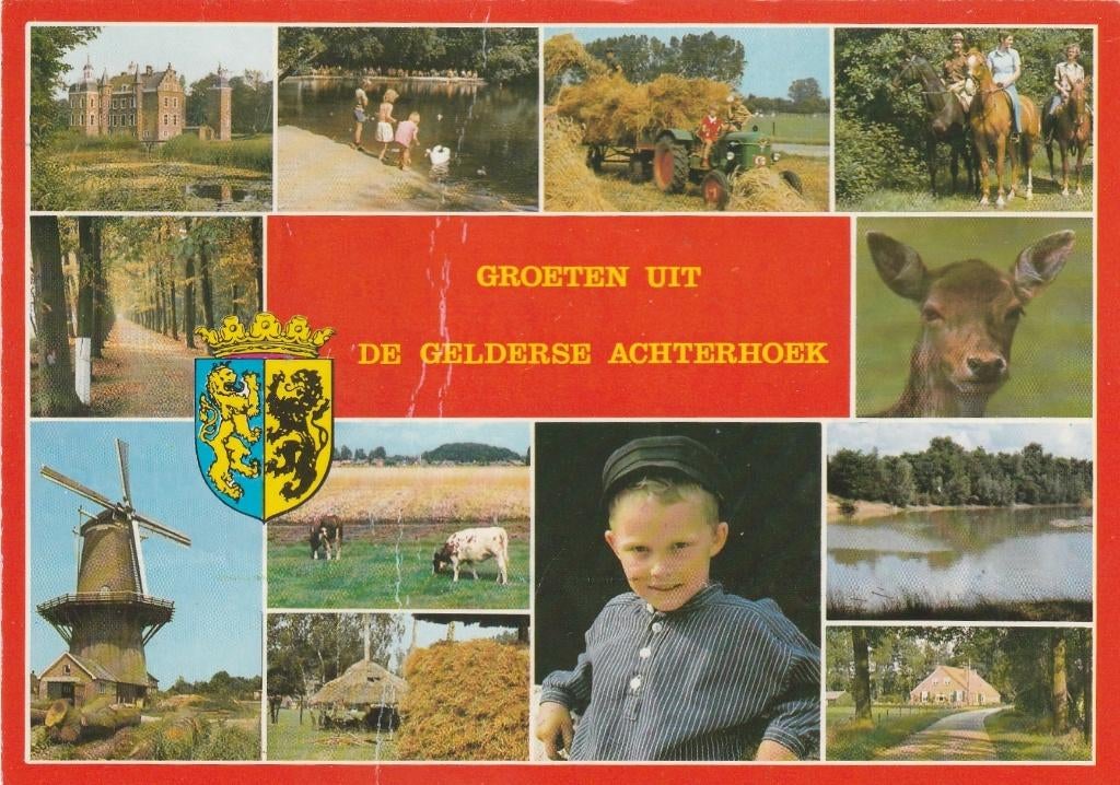 GELDERSE ACHTERHOEK Kasteel Molen Ruiters Meer Groeten, Verzenden, 1980 tot heden, Gelopen, Gelderland