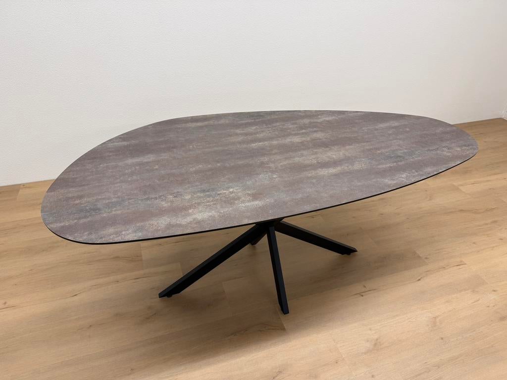Organische eettafel Arpa Oxun 200x100 - Direct Leverbaar, 100 tot 150 cm, 200 cm of meer, Ophalen of Verzenden, Zo goed als nieuw