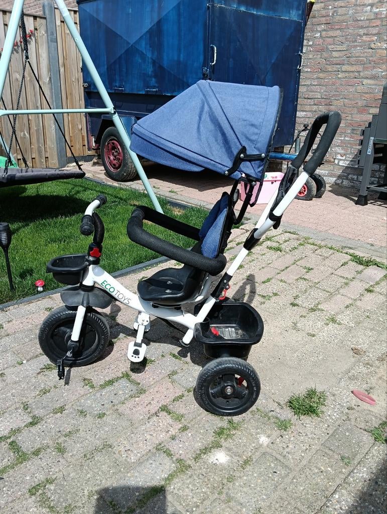 Duw fiets, Ophalen of Verzenden, Gebruikt, ECOTOYS, Duwstang