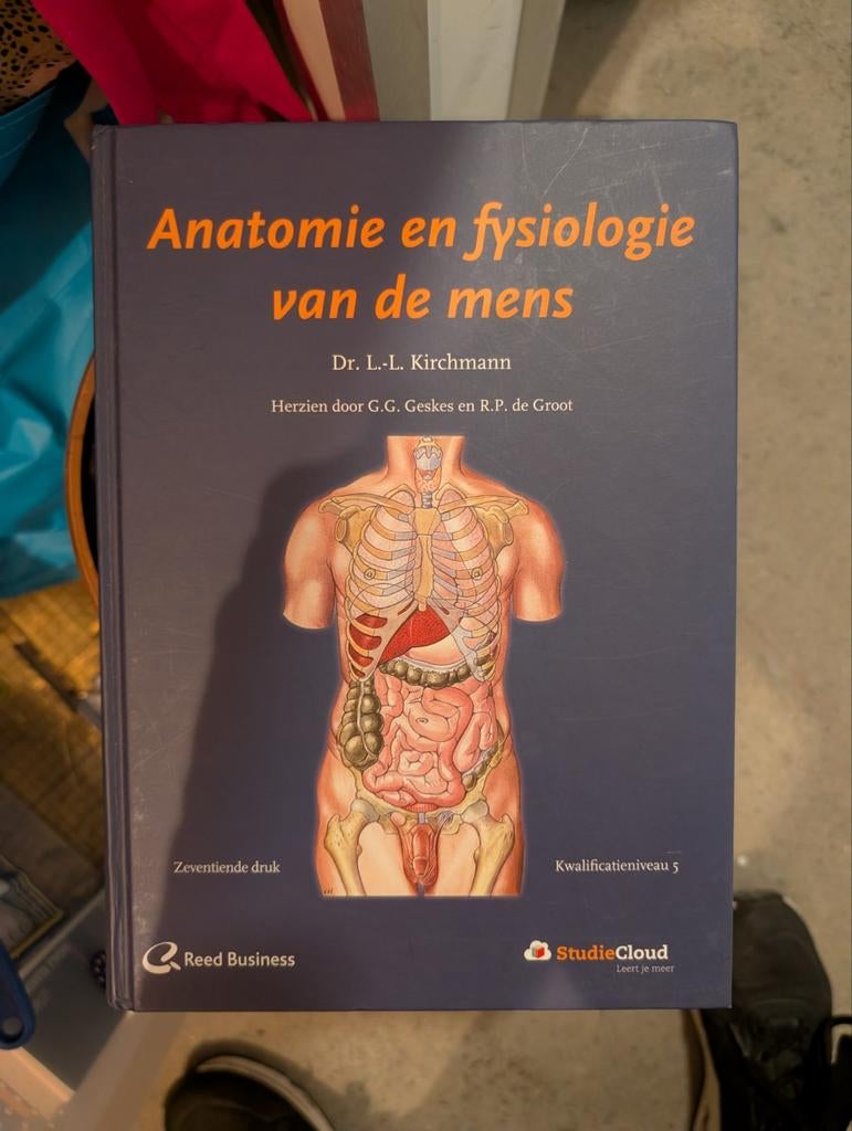 Anatomie en fysiologie van de mens, Boeken, Studieboeken en Cursussen, Ophalen, Beta, Zo goed als nieuw, HBO