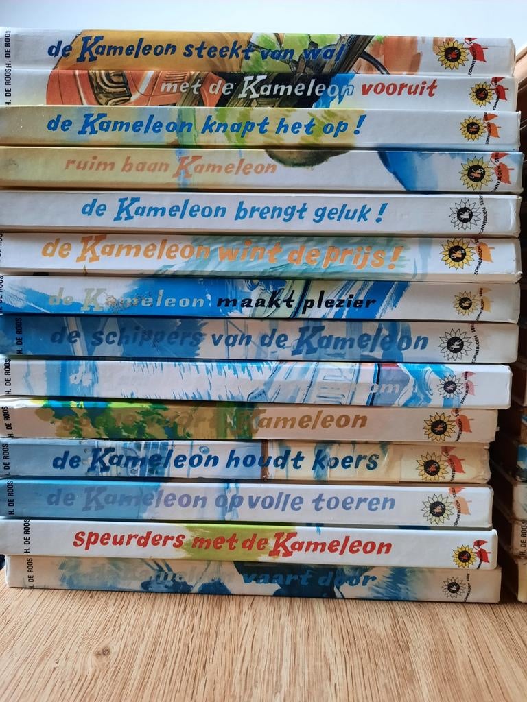 56 delen van De Kameleon serie, Ophalen, Gelezen, Hotze de Roos, Fictie algemeen
