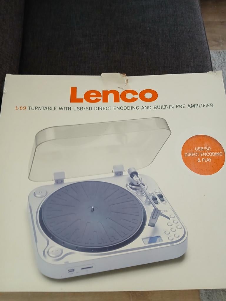 Te koop. Lenco L69 platenspeler, Ophalen, Gebruikt, Platenspeler, Overige merken