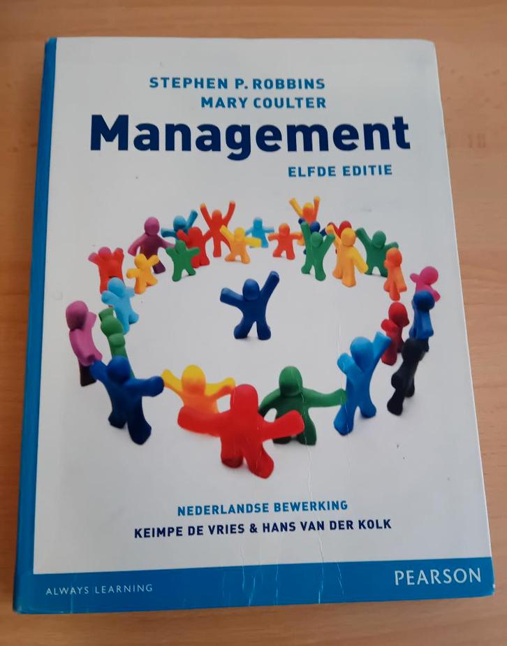 S.P. Robbins & M. Coulter. Management. 11e editie., Boeken, Economie, Management en Marketing, Zo goed als nieuw, Management, Ophalen
