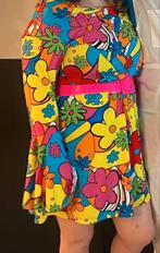 Kleurrijke Hippie Jurk - Jaren '60/70 Themafeest, Maat 46/48 (XL) of groter, Ophalen of Verzenden, Kleding, Overige thema's