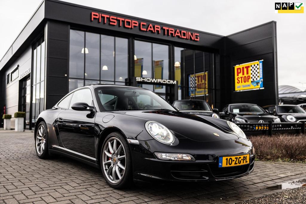 Porsche 911 997 3.8 Carrera 4S NL auto, Sportchrono, Schuifd, Automaat, Gebruikt, Zwart, Zwart