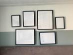 6 IKEA fotolijsten in diverse afmetingen, Ophalen, Gebruikt, Hout, Minder dan 50 cm