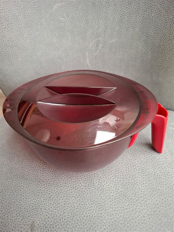 T027 Microcook kan, 1,5 liter geschikt voor de magnetron, Tu, Huis en Inrichting, Keuken | Tupperware, Nieuw, Beker of Kan, Rood