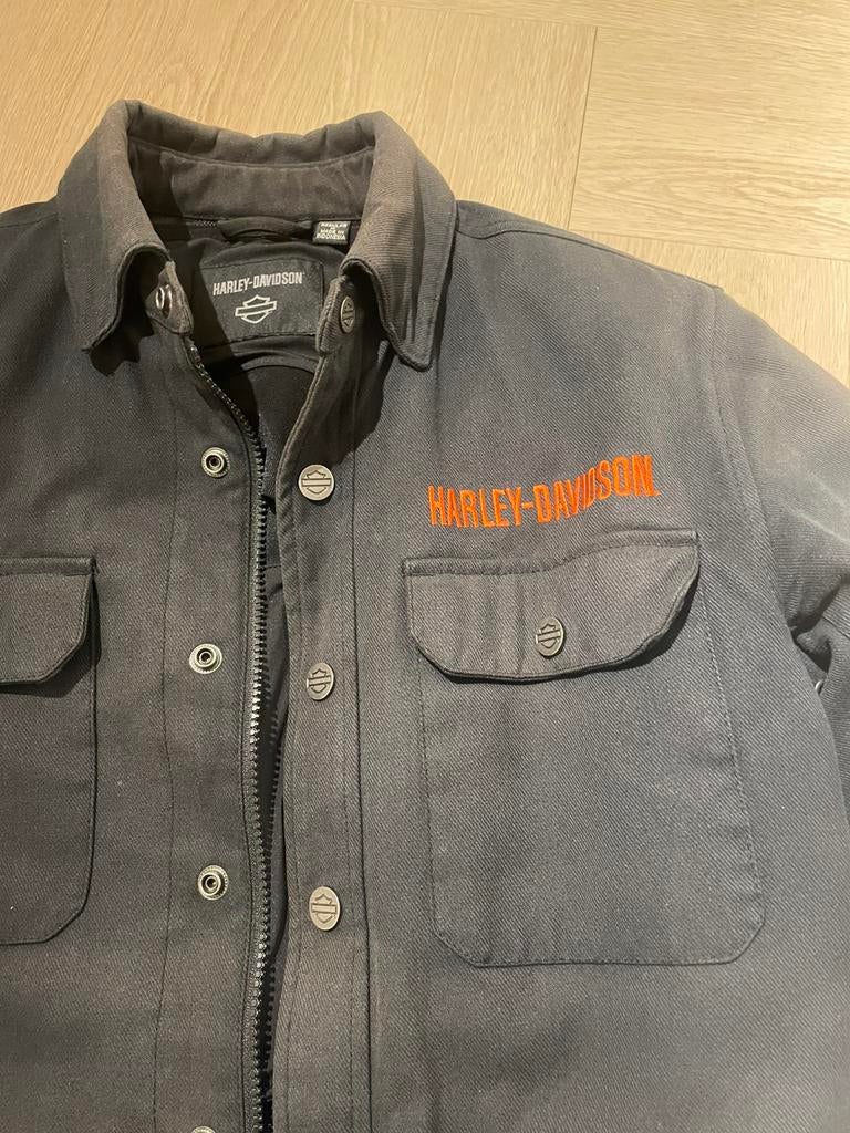 Harley davidson motorjas/ vest maat medium, Motoren, Kleding | Motorkleding, Ophalen of Verzenden, Tweedehands, Jas | textiel