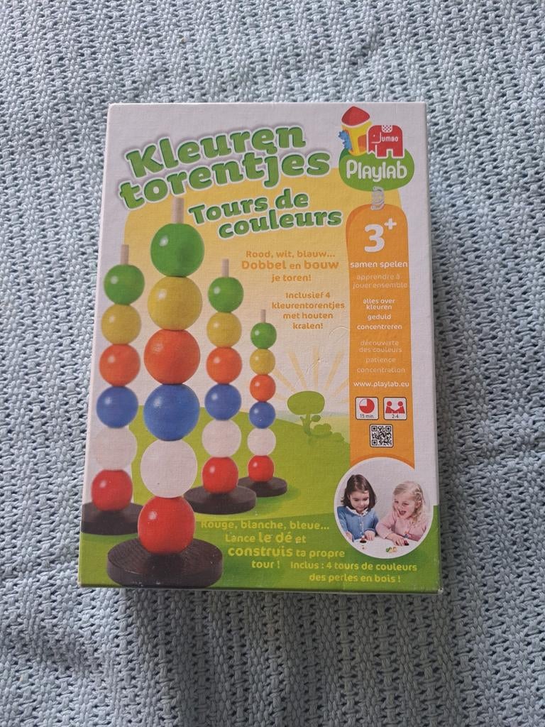 JumboKleuren Torentjes spel, Ophalen of Verzenden, Zo goed als nieuw, Puzzelen