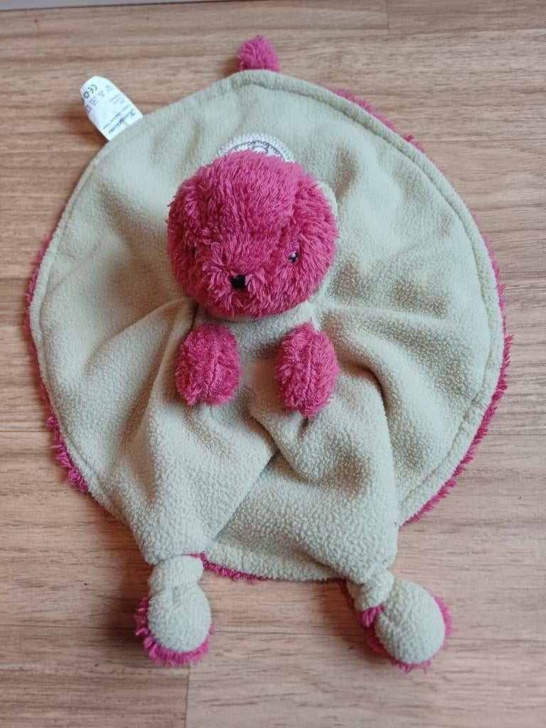 Kreaxions doekje knuffeldoekje otter beer bever rond rood, Kinderen en Baby's, Speelgoed | Knuffels en Pluche, Ophalen of Verzenden