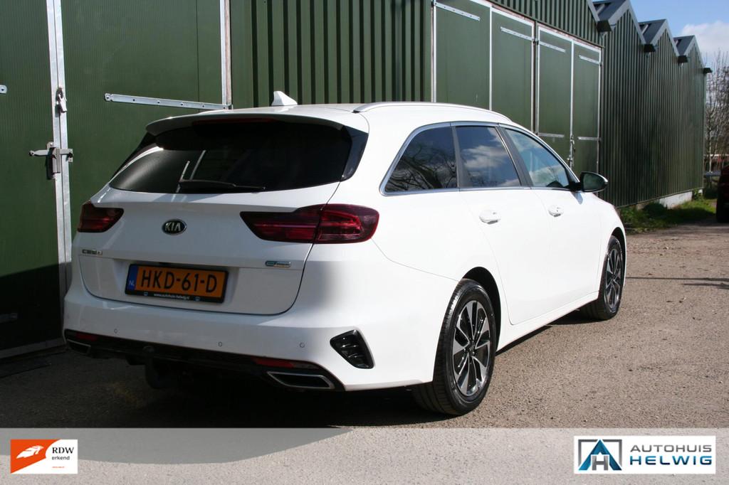 Kia Ceed Sportswagon 1.6 GDI PHEV DynamicPlusLine, AIRCO, NA, 8 kWh, Stof, Gebruikt, Wit