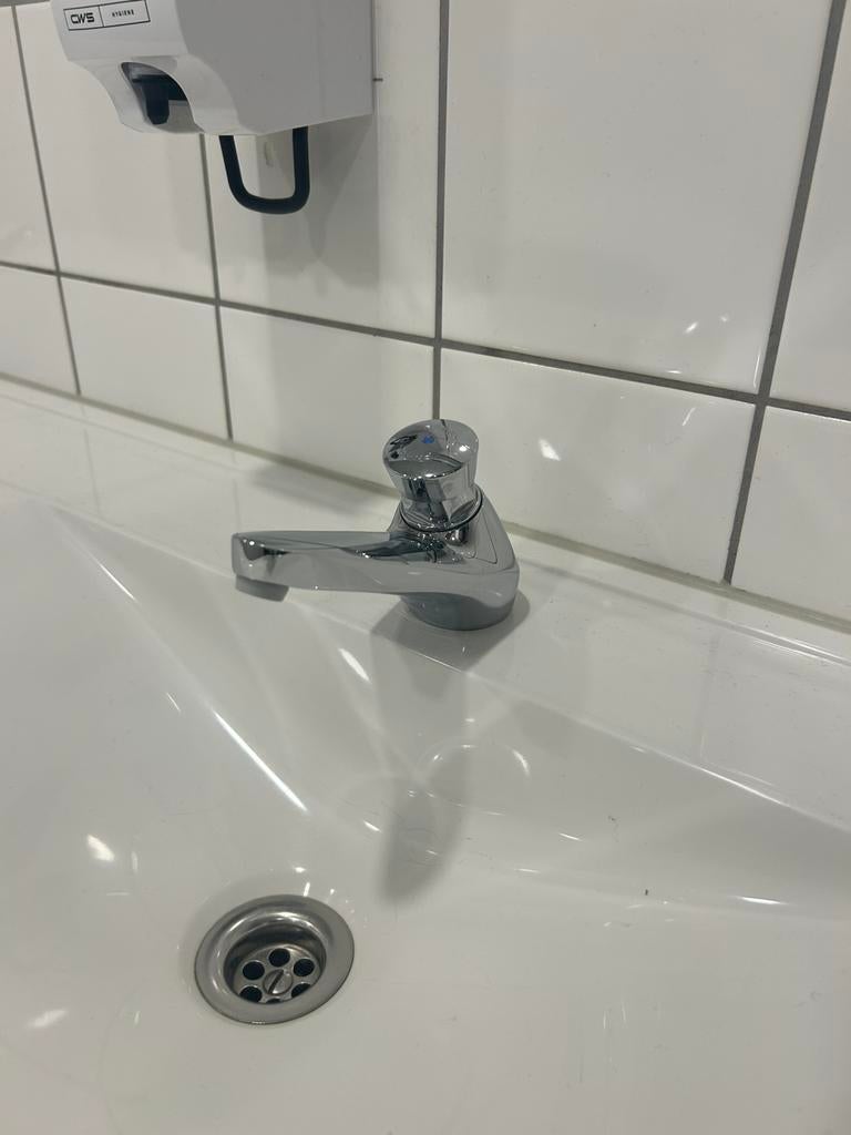 Wastafel kranen presto, Ophalen, Gebruikt, Chroom, Wastafel