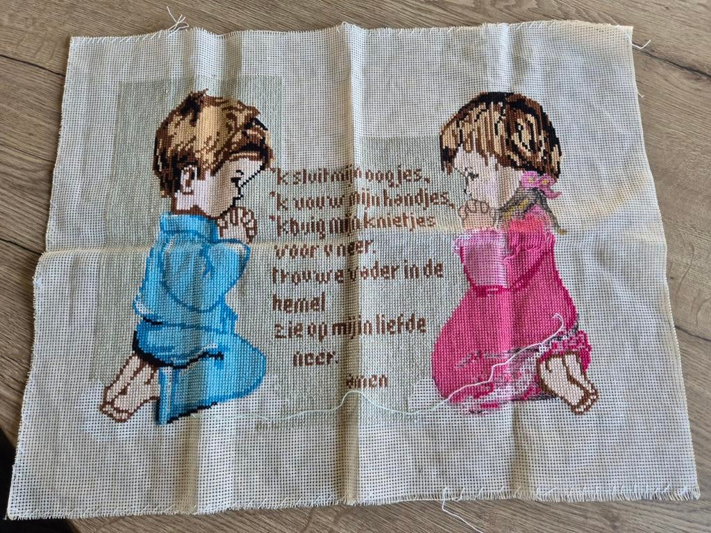 Mooie borduurlap moet nog afgemaakt worden, Ophalen of Verzenden