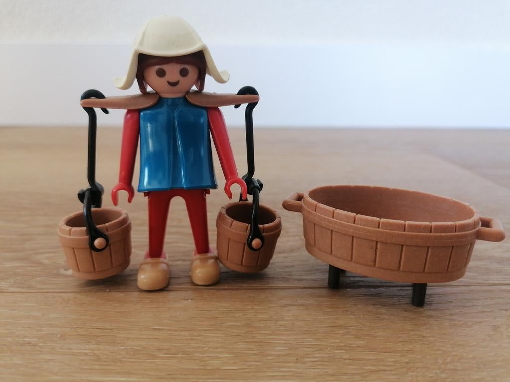 Playmobil set 3372, jaren 80 boerin met water, Ophalen of Verzenden