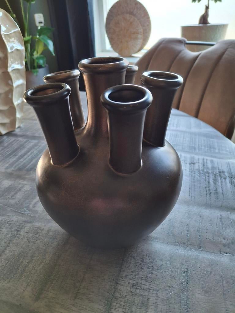 Leuke tulpen vaas, Ophalen, Overige kleuren, Glas, Minder dan 50 cm