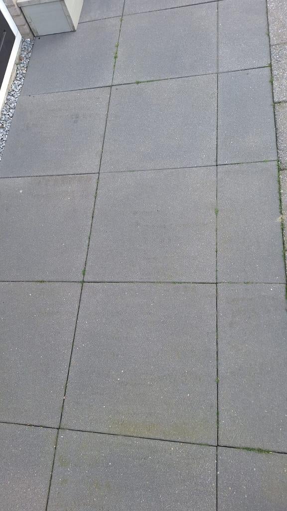 Diverse partij tegels en waaltjes - zelf ophalen, Tuin en Terras, Tegels en Klinkers, Ophalen, Gebruikt, 10 m² of meer, Beton