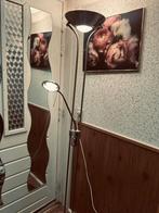 Goedewerkende staande vloerlamp met leeslamp, Ophalen, Gebruikt, Metaal