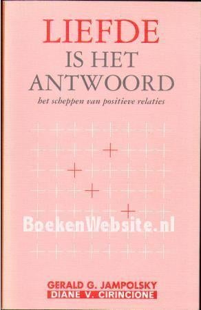 Gerald G. Jampolsky Liefde is het Antwoord, Ophalen of Verzenden, Nieuw, Spiritualiteit algemeen, Overige typen