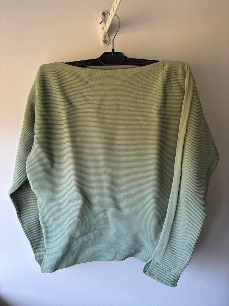 Melting Stockholm Ribgebreide Trui Maat M Lichtgroen, Ophalen of Verzenden, Gedragen, Maat 38/40 (M), Groen