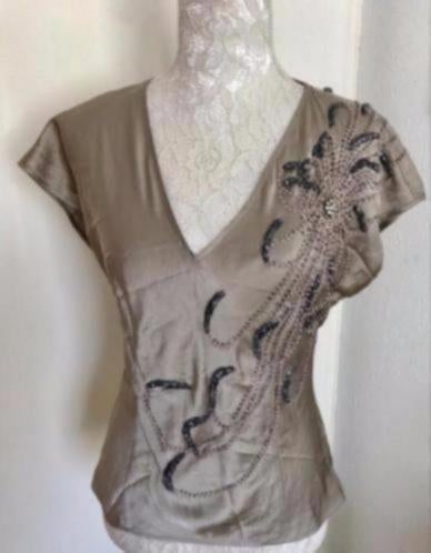 Monsoon top maat 38, Kleding | Dames, Maat 38/40 (M), Beige, Ophalen of Verzenden, Zo goed als nieuw