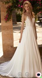 Nieuwe Bianco Evento trouwjurk Elsa zomers flowy rok, Ophalen of Verzenden, Nieuw, Wit, Trouwjurk