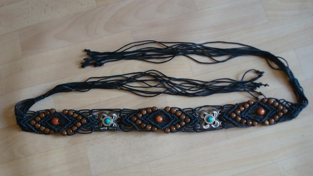 stoere zwarte riem/ceintuur NIEUW, Kleding | Dames, Riemen en Ceinturen, 100 cm of meer, Verzenden, Zwart, Nieuw